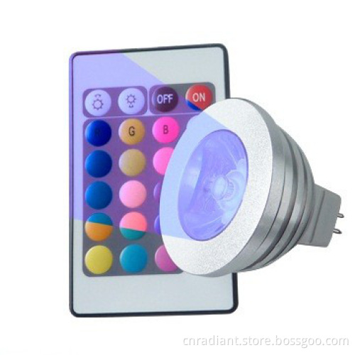 3watts RGB mr16 gu10 e27 3w mr16 rgb led spotlights